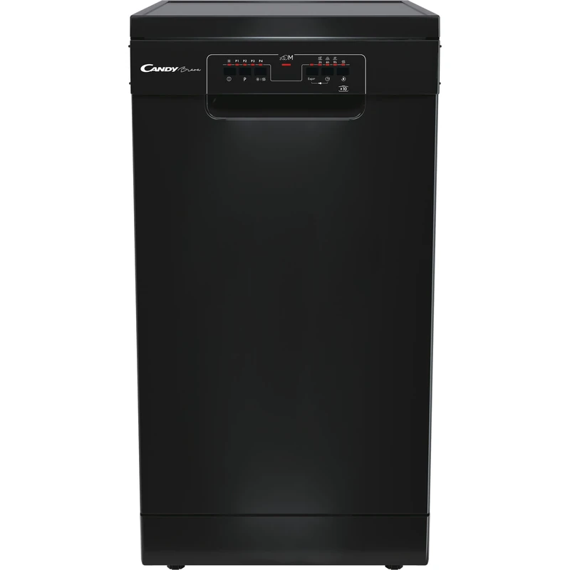 Candy CDPH2L1049B Slimline Dishwasher - Black, 10 Settings, 49 dB