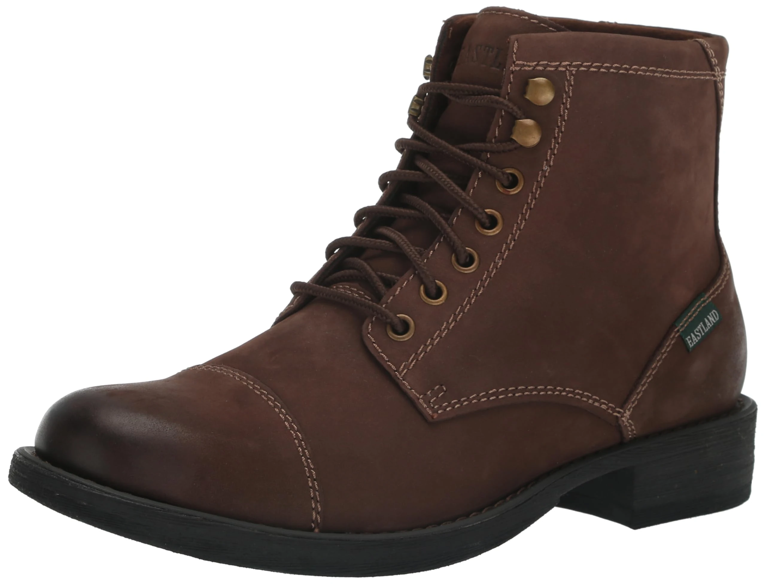 Eastland Men's Lace Up Boots, Brown Nubuck, 7.5 UK