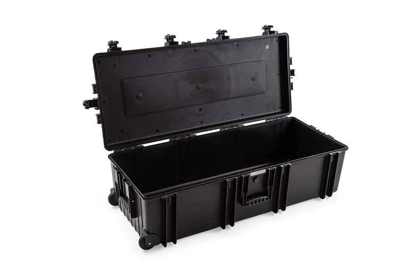 B&W International GmbH Outdoor Transport Case Type 7300 Black - Waterproof According to IP67 Certification, Dustproof, Shatterproof and Indestructible