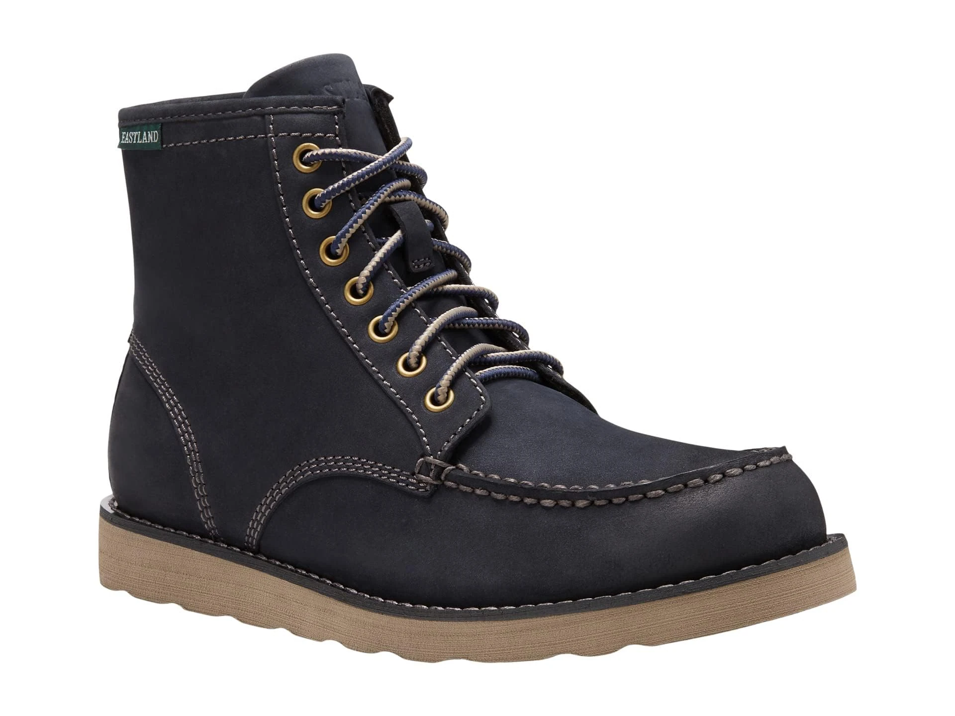 Eastland Men's Lace Up Boots, Navy Nubuck, 7.5 UK