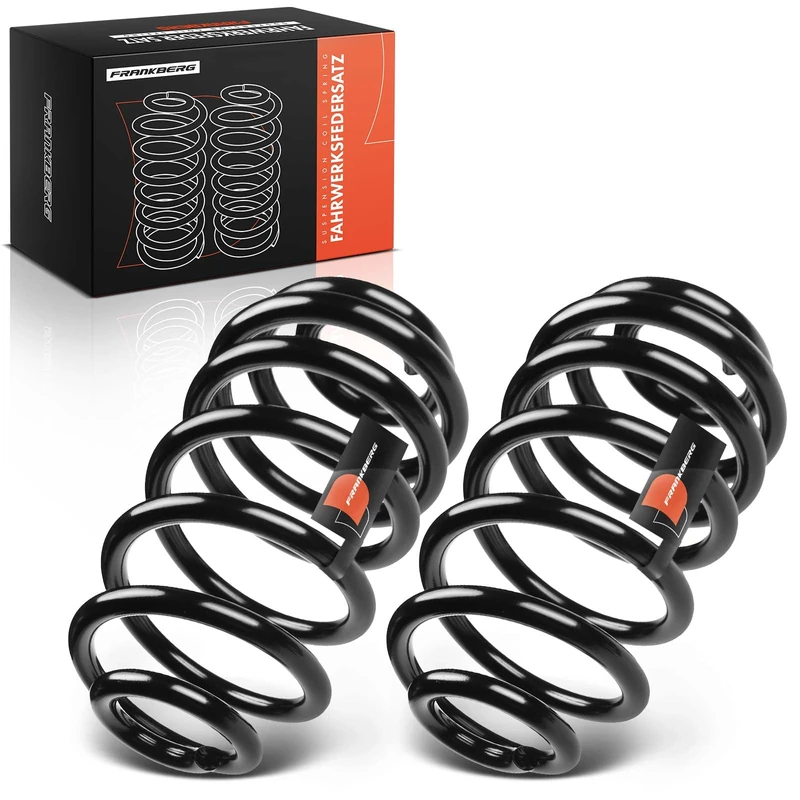 Frankberg 2x Coil Spring Rear Axle Compatible with Astra J Caravan Estate 1.4L-2.0L 2010-2015 Astra J Caravan P10 Estate 1.4L 2010-2015 Replace# 424275