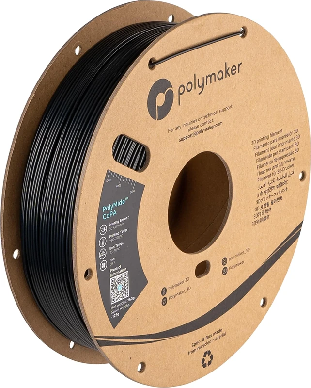 Polymaker PG05001 PolyMide™ CoPA 6/6-6 Filament PA (Polyamide) Heat Resistant, High Tensile Strength - Image 1