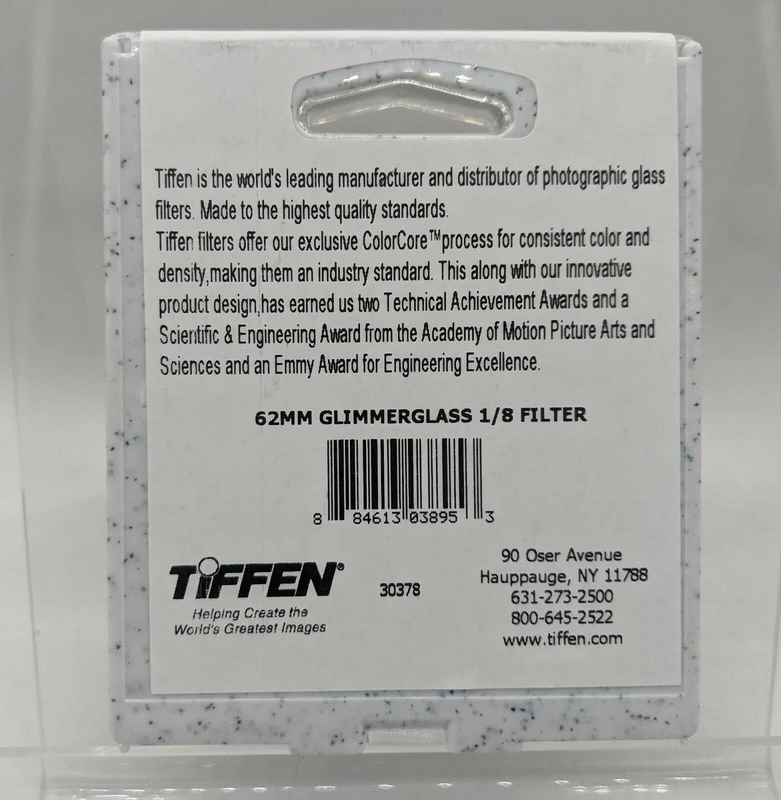 Tiffen 62MM GLIMMERGLASS 1/4 FILTER