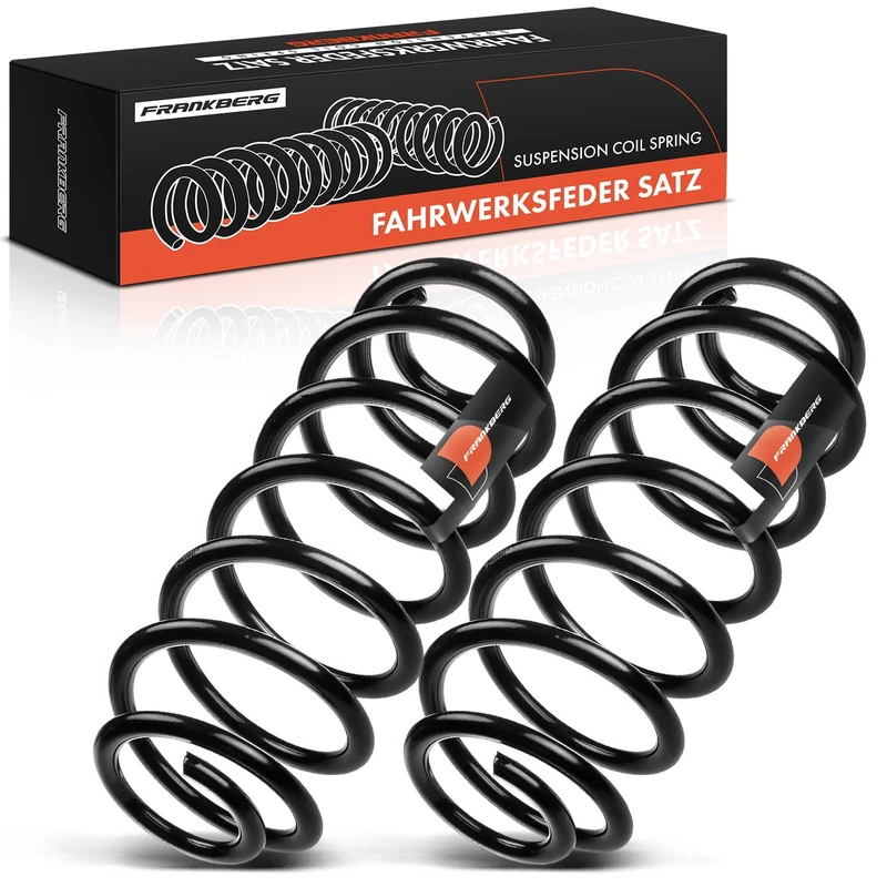 Frankberg 2x Coil Spring Rear axle Compatible with O.c.t.a.v.i.a II Combi 2004-2013 J,e,t,t,a III 2004-2010 Golf Plus 2005-2013 Golf VI V Variant 2007-2013 Replace# 1K0511115BG