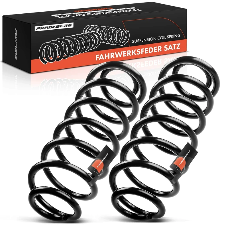 Frankberg 2x Coil Spring Rear axle Compatible with E-O-S 1F7 1F8 2.0L 2006-2015 T-o-u-r-a-n 1T3 1.6L 2010-2015 Replace# 1K0511115DE