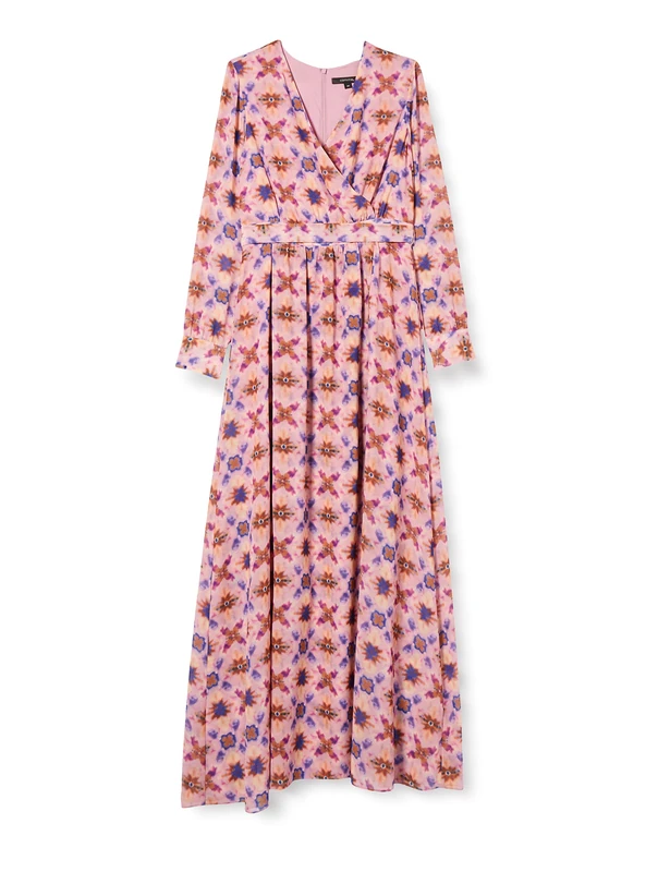 Comma Women's Kleid Dress, 47A4 lila, 34