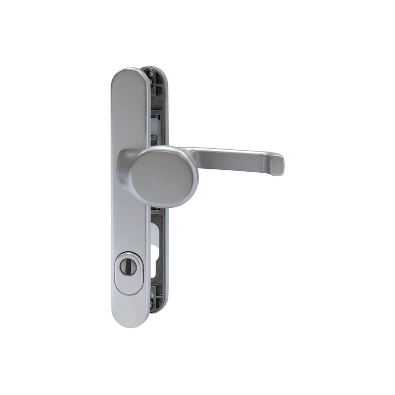 ABUS Door Protection Fitting SRG92N ZS F1 with Cylinder Protection & Double-Sided Handle, Aluminium - 62566
