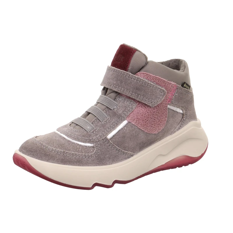 Superfit Melody Girls' Trainers, Grey Red 2010, 7.5 UK Child