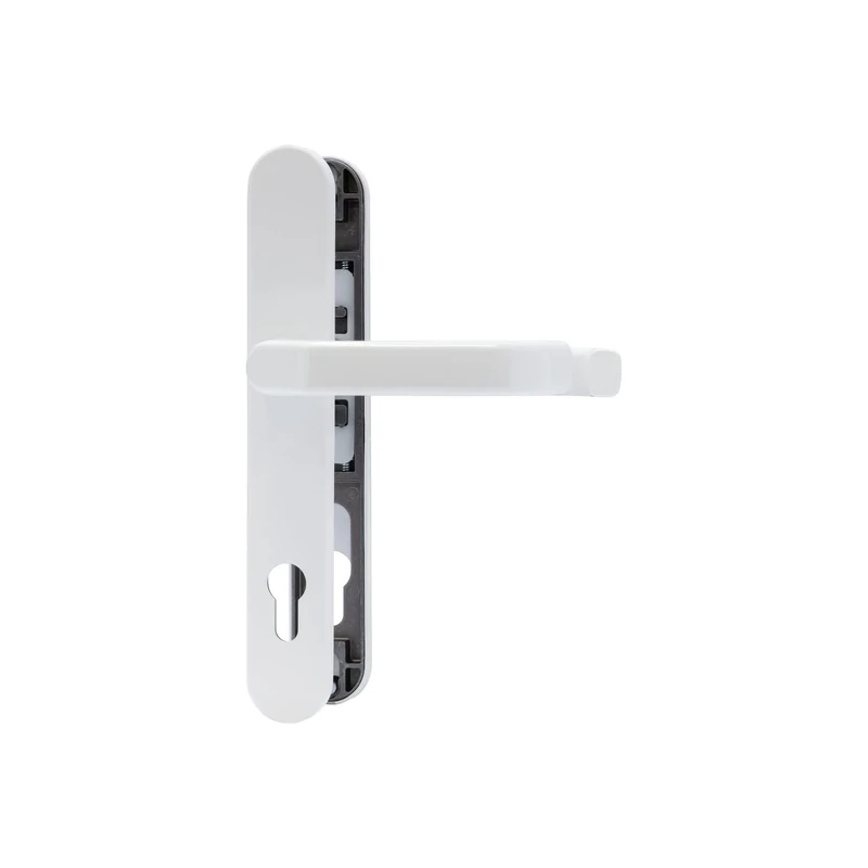 ABUS SRG92N W Door Fitting for Front Doors with Double-Sided Door Handle for Narrow Frame Doors White