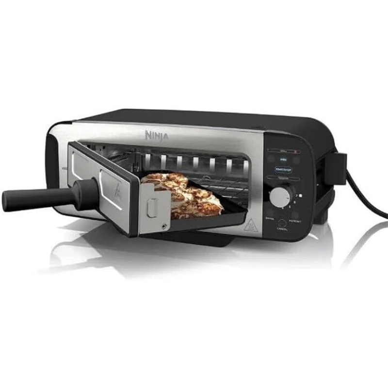Ninja Foodi 2-in-1 Toaster & Grill [ST100UK] 4 Cooking Functions, 7 Toast Shades, Bake Tray, Flip Design