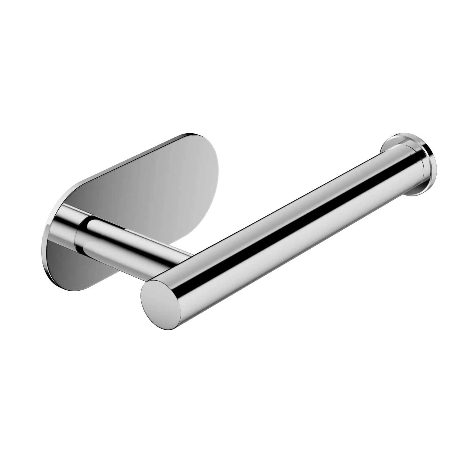 YUET Toilet Roll Holder Wall Mounted, Chrome Self Adhesive Toilet Roll Holder SUS 304 Stainless Steel Toilet Paper Holder No Drilling for Bathroom (Polish)