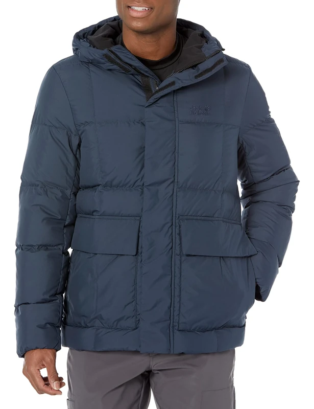 Jack Wolfskin Men's Standard Frozen Lake Jacket, Black0, XXXL