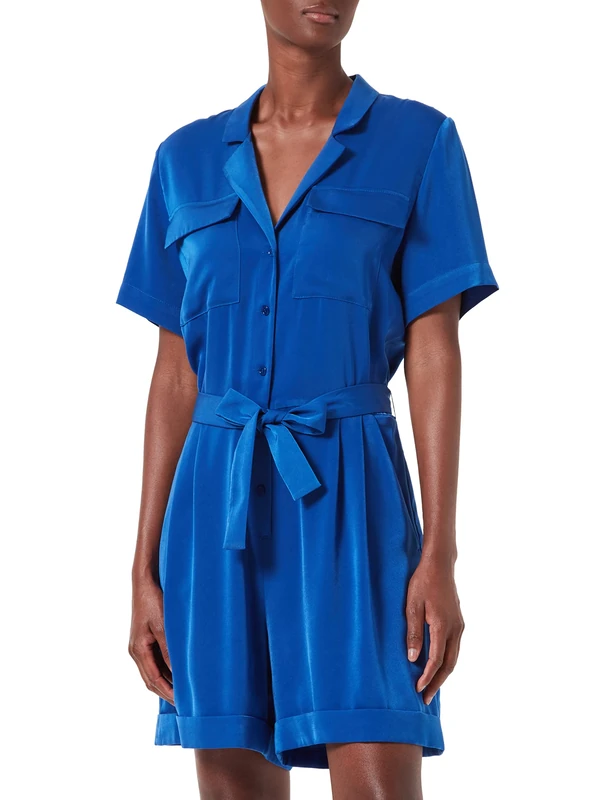 BOSS Women's C_Danura Dress, Open Blue, 36