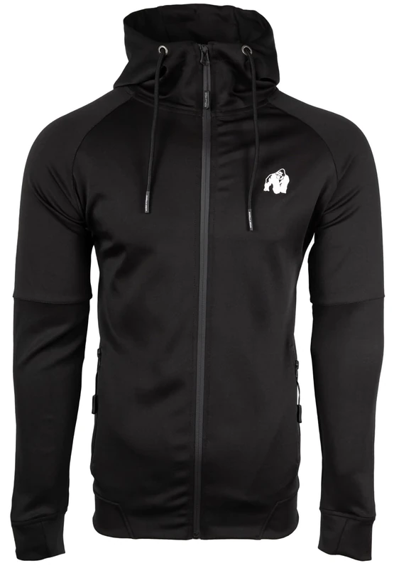 Gorilla Wear Men's Trainingsjacke-Sullivan-Schwarz Training Jacket, Black, S