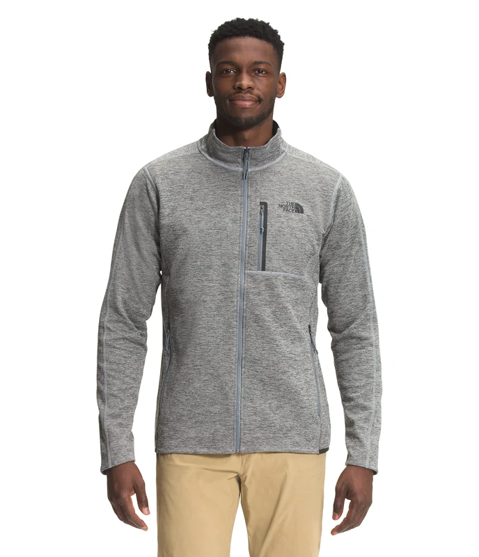 THE NORTH FACE Men's Canyonlands Full Zip, TNF Medium Grey Heather, 3X-Large, Tnf Medium Grey Heather, 3XL
