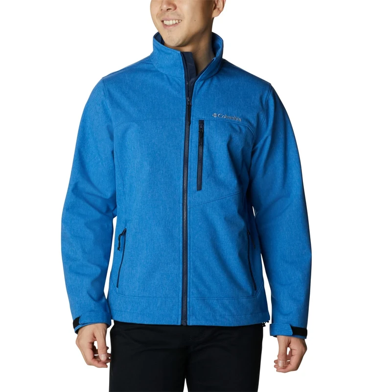 Columbia Men's Cruiser Valley Softshell Jacket - Bright Indigo/Navy XL - Image 1