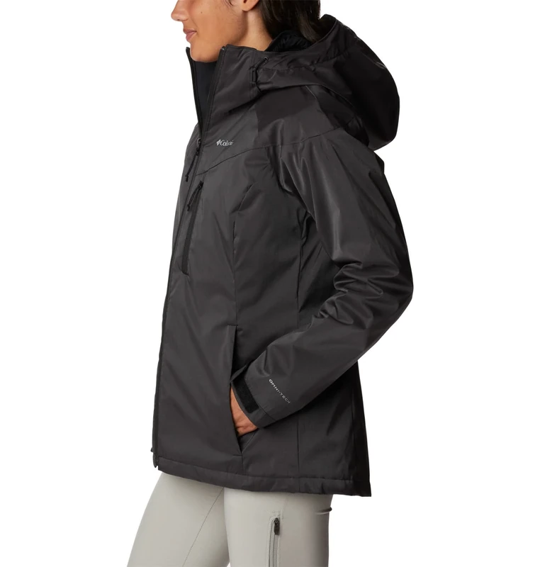 Columbia Women's Oak Ridge Interchange Jacket, Black Sheen, XXL - Image 1