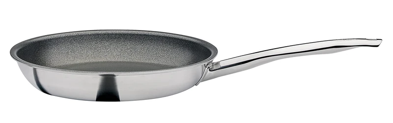 Spring Vulcano Intense Pro Frying Pan, Diameter 32 cm, 4.9 cm, Non-Stick Coating with Swiss Rock Crystals, Scratch-Resistant, Suitable for Stainless Steel Cooking Utensils, Suitable for All C