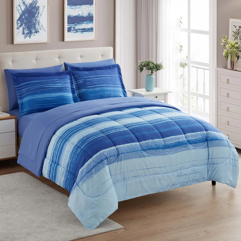 Sweet Home Collection Ultra Soft Down Alternative Set & Luxurious Bed Sheets, Polyester, Siena, Twin
