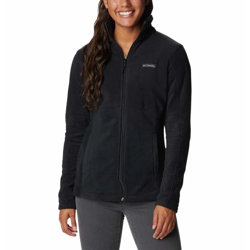Columbia Basin Trail 3 Full Zip Women's Full Zip Fleece Jacket, Colour Black, Size L