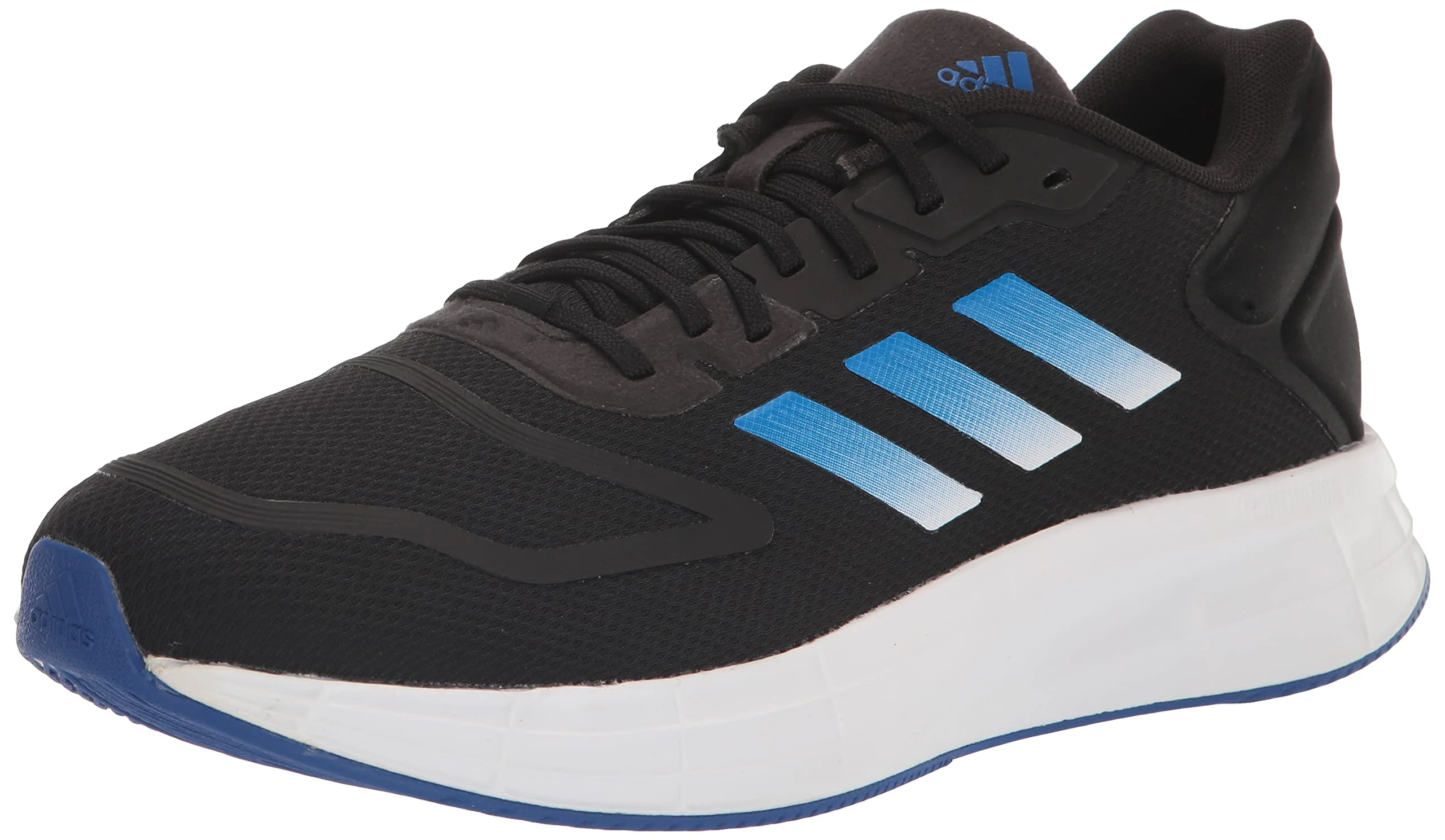 adidas Men's Duramo 10 Sneaker, Core Black/Team Royal Blue/FTWR White, 13.5 UK