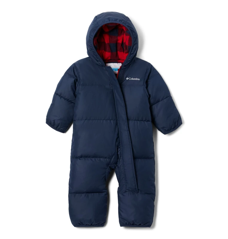 Columbia Unisex Kids Snuggly Bunny Bunting, Snowsuit Romper, Collegiate Navy, Size 3/6