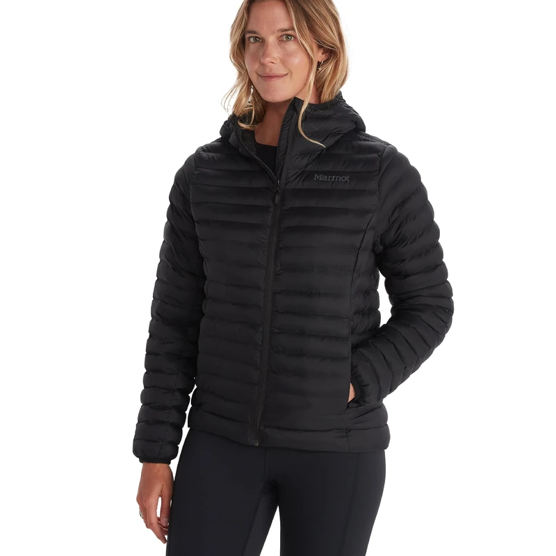 Marmot Women Echo Featherless Hoody, Warm Puffy Jacket, Insulated Hooded Winter Coat, Water-resistant Quilted Parka, Lightweight Packable Outdoor Jacket, Windproof