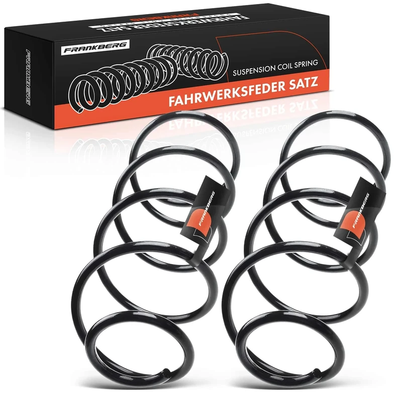 Frankberg 2x Coil Spring Front axle Compatible with C4 Coupe 2004-2011 C4 I 2004-2011 307 2000-2014 307 Break 2002-2008 307 SW 2002-2008 Replace# 5002FV