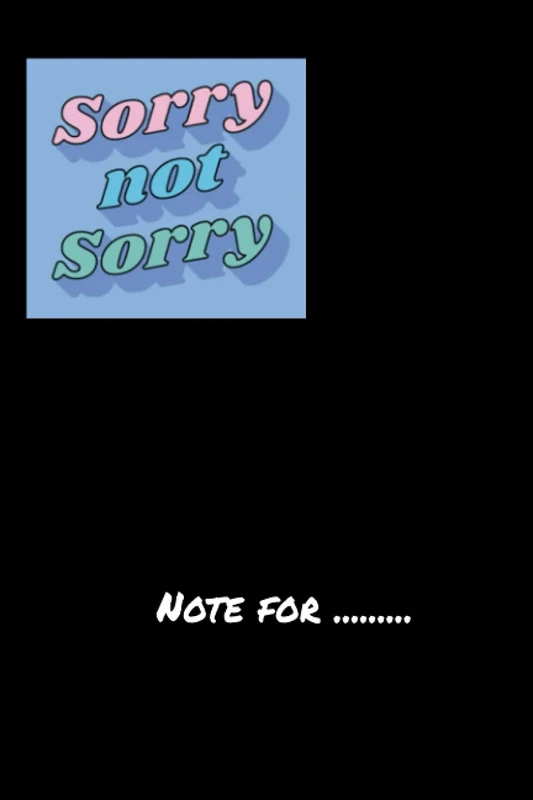 kcvhguir1497 sorry not sorry - 120 pages College Ruled Notebook Lined School Journal for girl boy teen - Image 1
