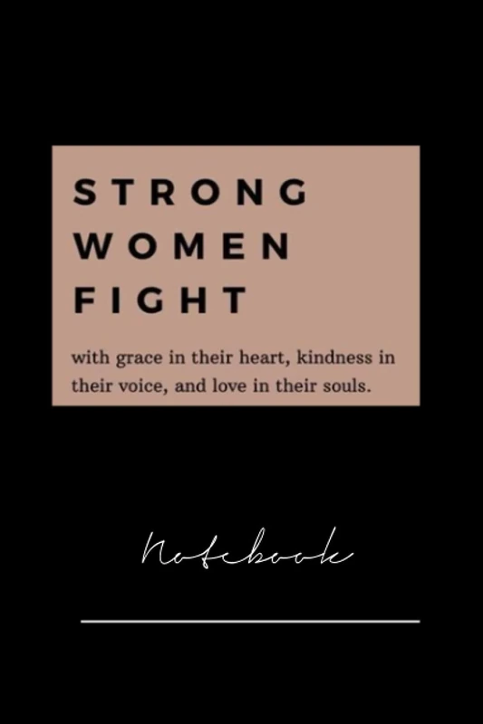 xkcjhgfuyr2203 strong women fight - notebook 120 pages