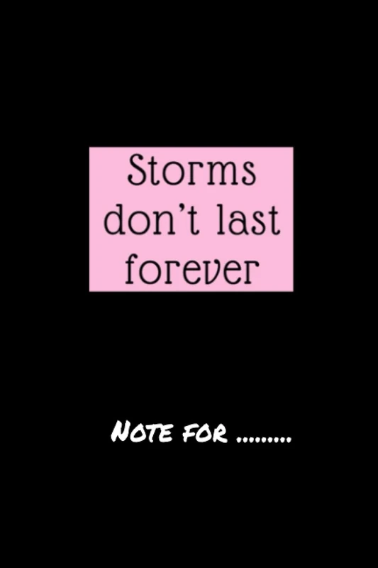 xkcjhgfr2019 storms dont last forever - 120 pages College Ruled Notebook Lined School Journal for girl boy teen