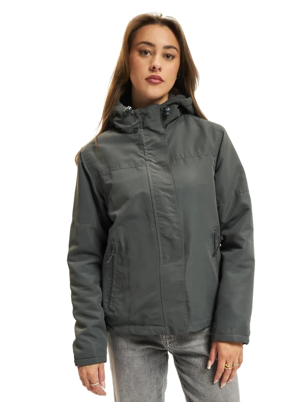 Brandit Women Frontzip Windbreaker, color: anthrazit, size: XL