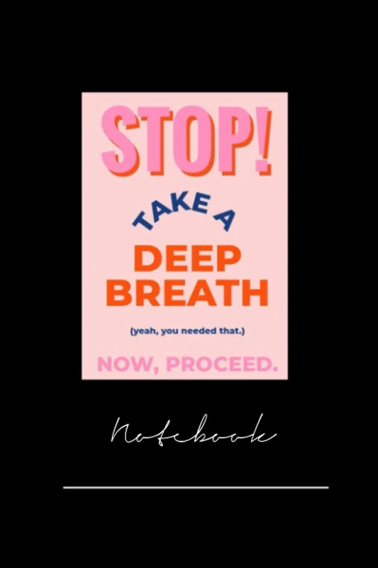 cxjhgfiru1421 sop! take a deep breath- dreamer 120 pages notebook x