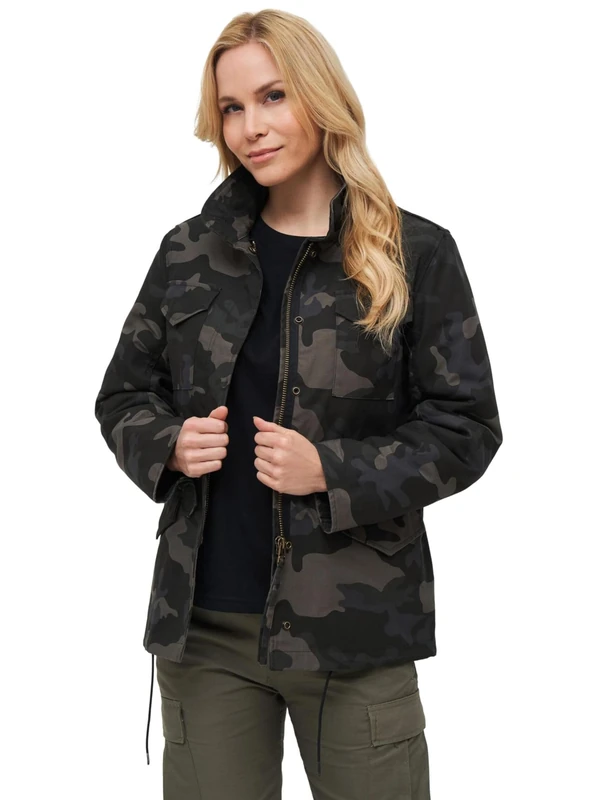 Brandit Women M65 Classic Jacket, Color: darkcamo, Size: 4XL