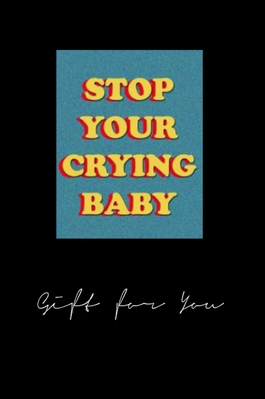 kxjhcguri1885 stop your crying baby - 120page notebook x