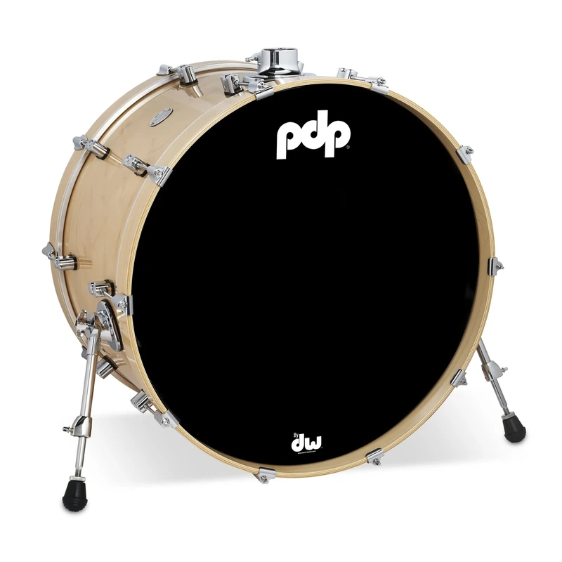 Pacific Drums Concept Maple Bass Drum, 24" x 14", Natural Lacquer