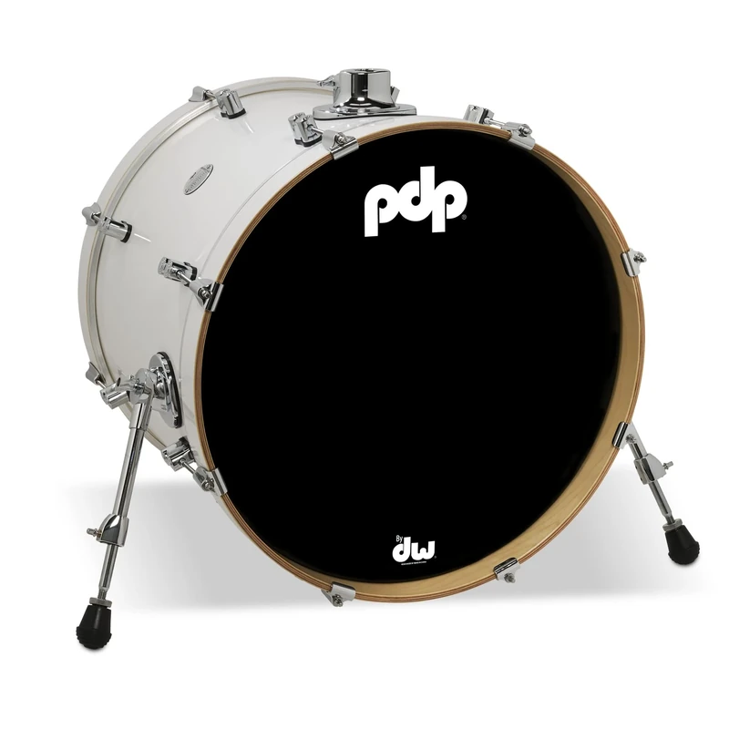 PDP Concept Maple Bass Drum, 20" x 16", Pearlescent White