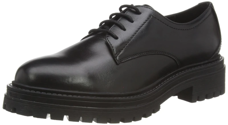 Geox Womens D Iridea M Shoes, Black, 7.5 UK