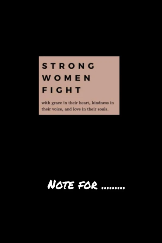xkcjhfyr2238 strong women fight - 120 pages College Ruled Notebook Lined School Journal for girl boy teen