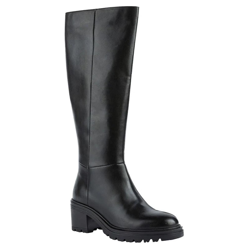 Geox Womens D Damiana J Boots, Black, 7 UK