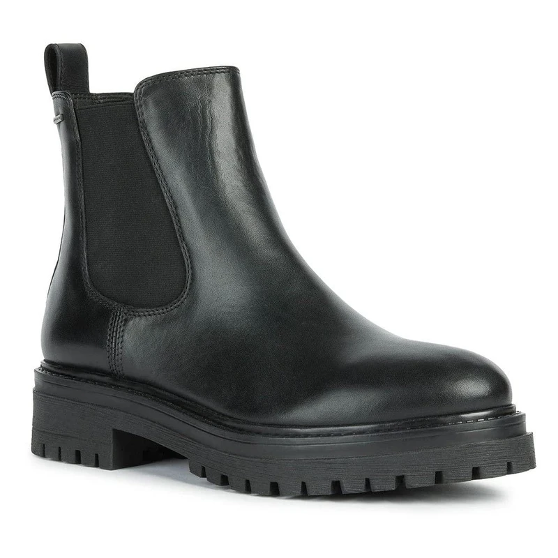 Geox Womens D Iridea Abx Ankle Boots, Black, 3 UK
