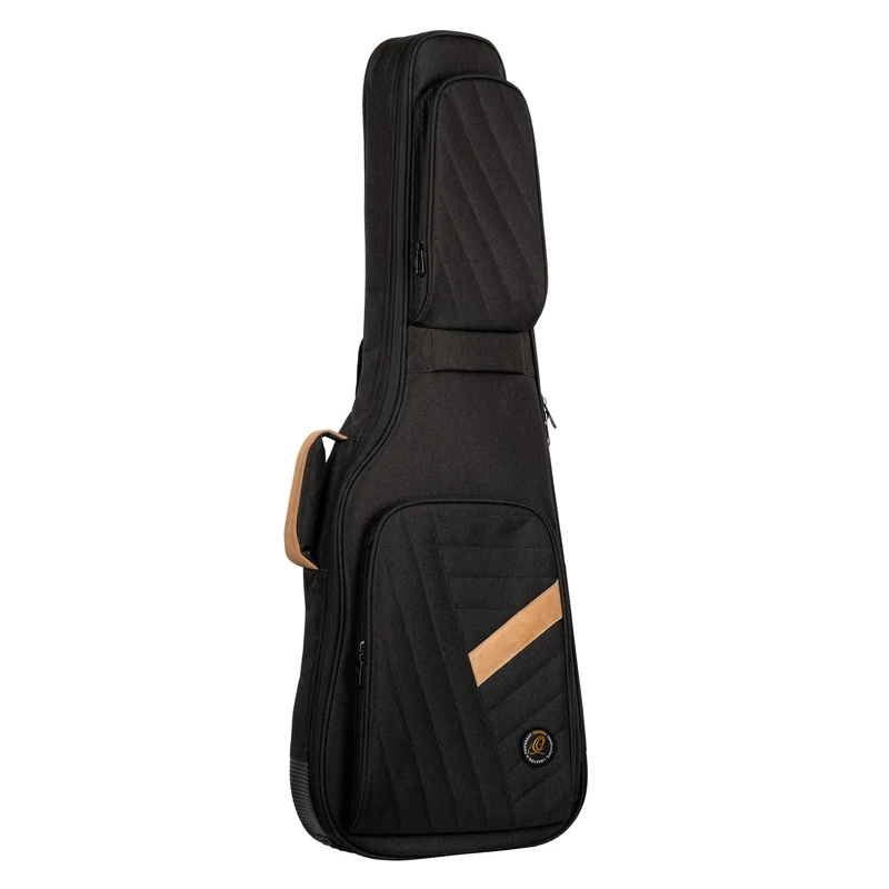 Ortega Guitars Deluxe Guitar Gigbag - Electric Guitar Bag - Height 102 cm - Width 35 cm - Cotton, Black (OGBEG-DLX-BK)