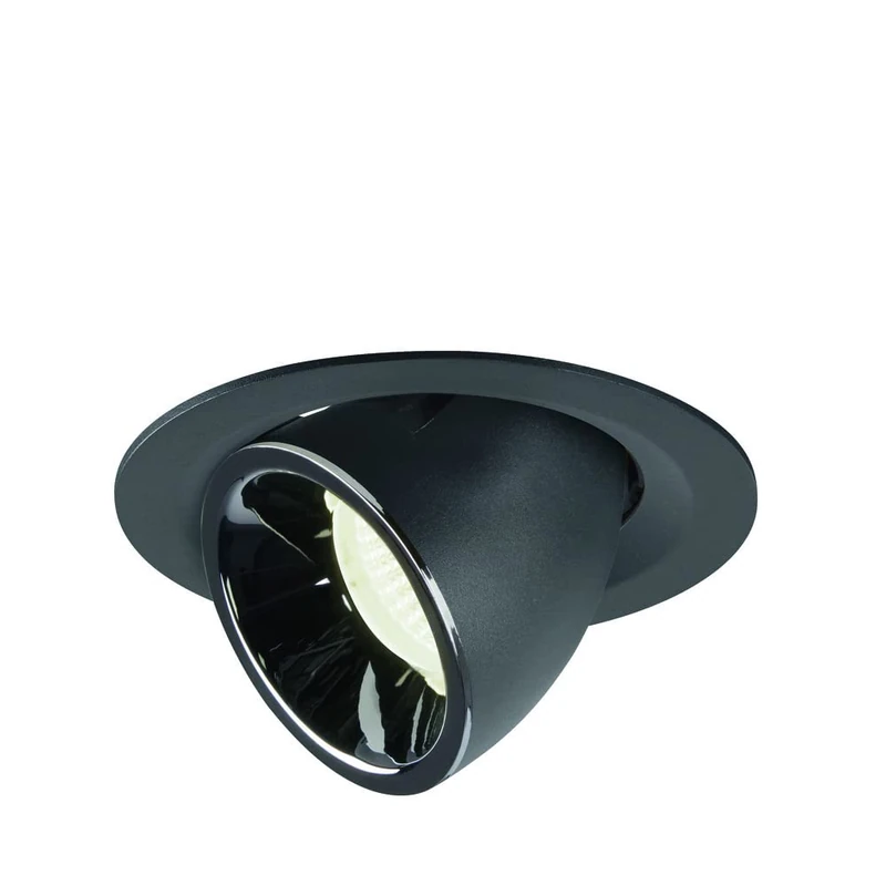 SLV Recessed Ceiling Light NUMINOS GIMBLE M/ LED Spotlight, floodlight, Ceiling Light, recessed Light, Indoor Lighting / 4000K 17.5W 16600lm Black 20 Degrees