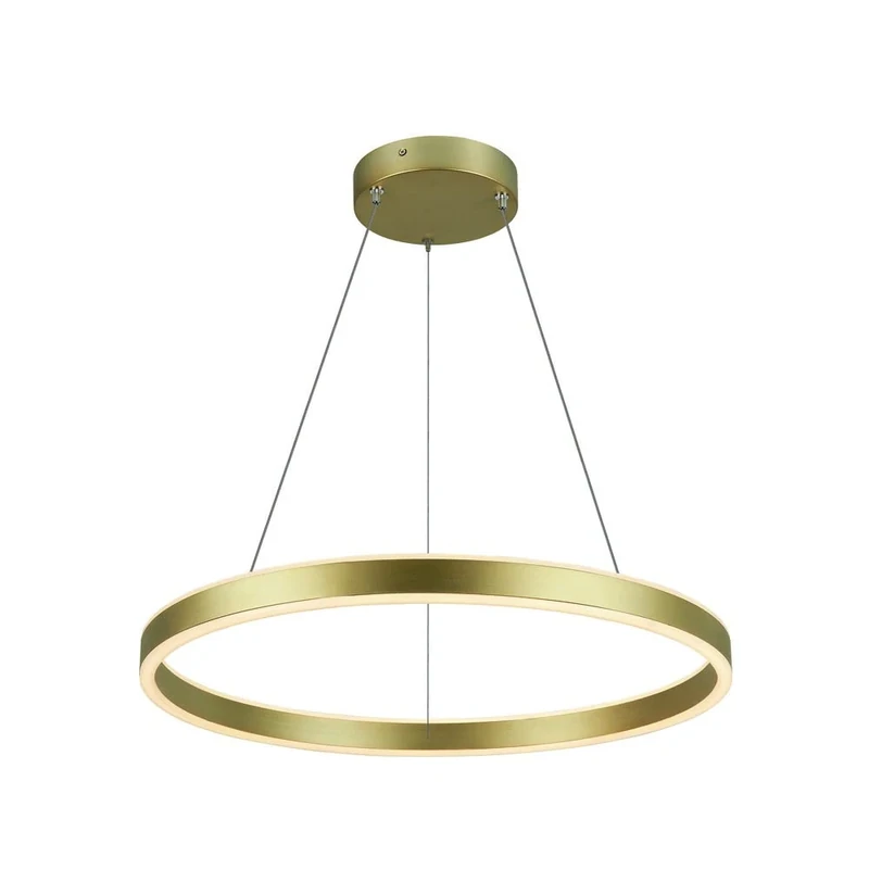 SLV Pendant Light ONE 60 Phase up/Down/Living Room lamp, Indoor Lighting, Dining Room Drop Light, LED, Ceiling Light / 2700/3000K 24W 820 / 830lm Brass dimmable
