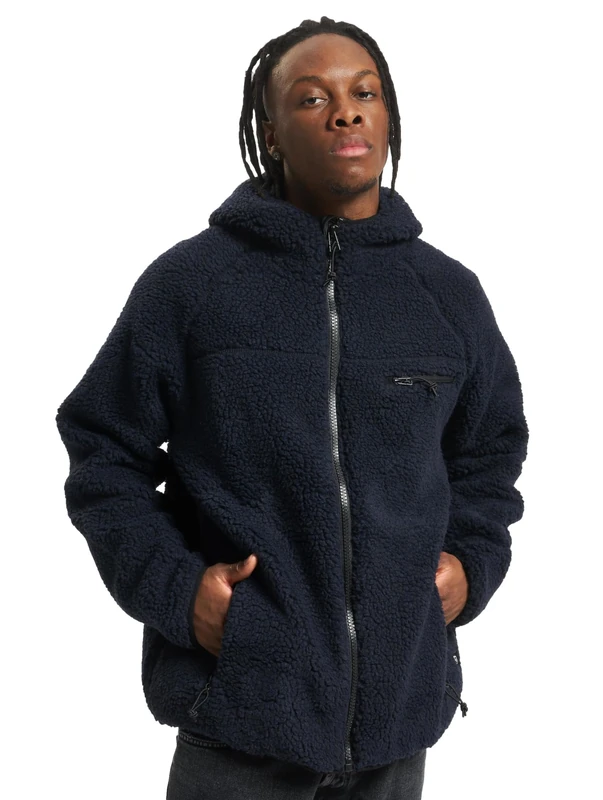 Brandit Teddyfleece Worker Jacket, color: navy, size: L
