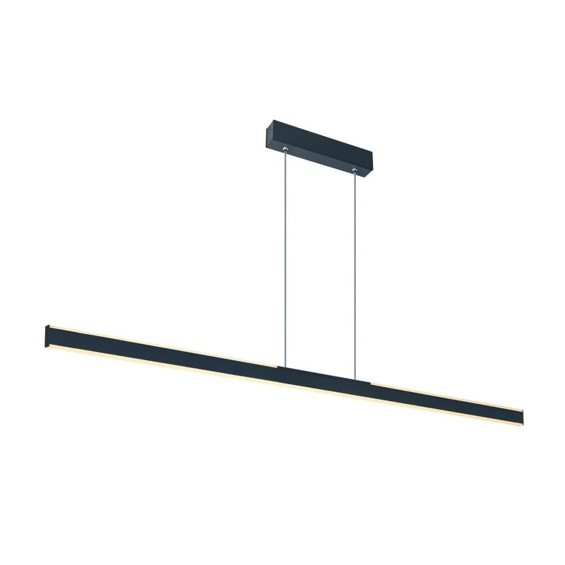 SLV Pendant Light ONE Linear 140 / Living Room Light, Indoor Lighting, Dining Room Drop Light, LED, Ceiling Light / 3000K 35W 18750lm Black dimmable