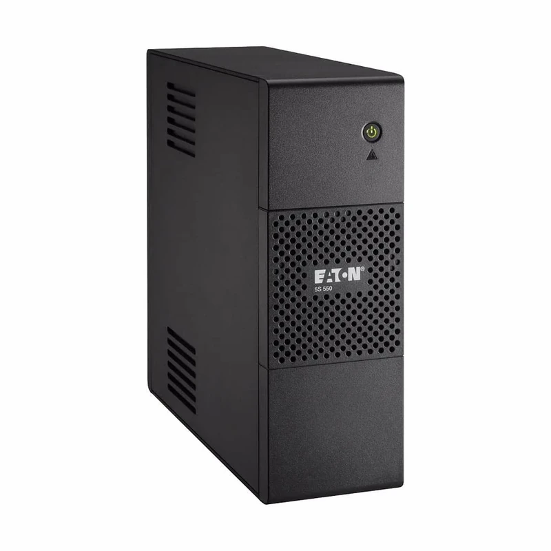 Eaton 5S Serie UPS 5S550iBS – 550VA/330W Line‑Interactive Backup Power, AVR for Stable Voltage, 4 IEC‑C13 Outlets with Surge Protection, RJ45 Data Safeguard, Black (B09KNMZM7Z)