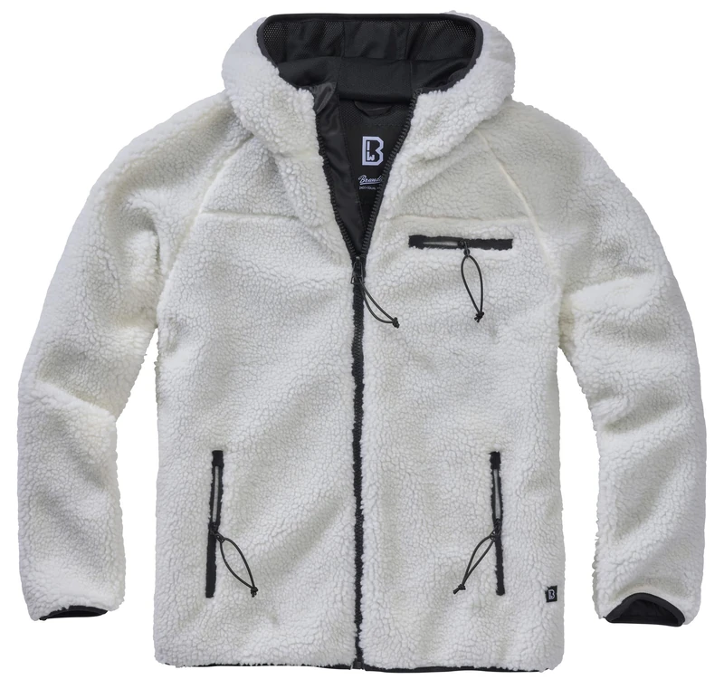 Brandit Teddyfleece Worker Jacket, color: white, size: XXL