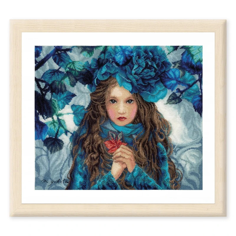 Lanarte Counted Cross Stitch Kit, Cotton, Multicoloured, 38x32cm