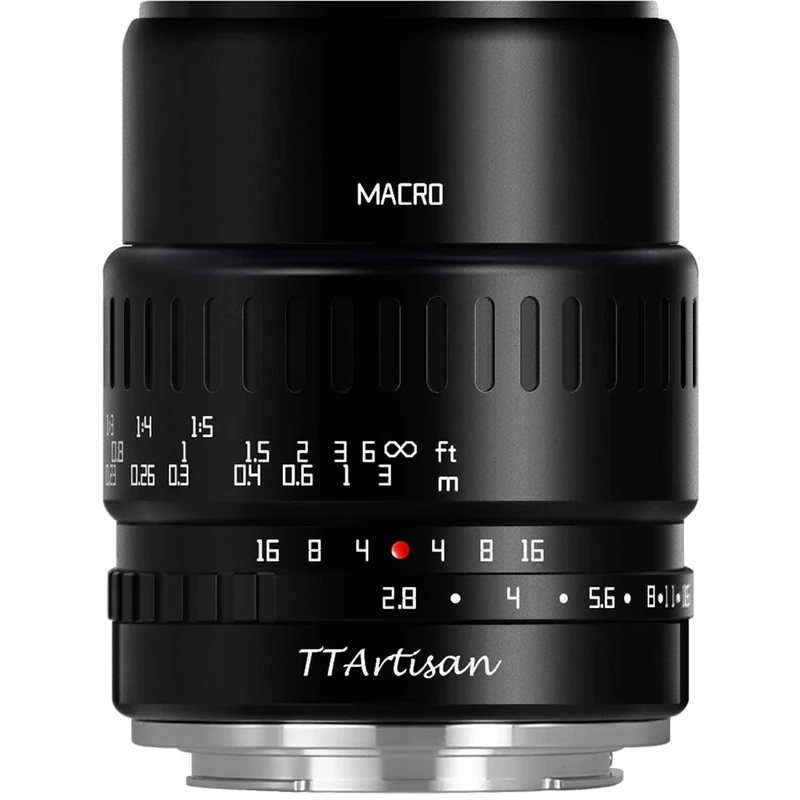 TTArtisan 40mm Macro F2.8 Metal Bodied Lens Compatible with Micro Four Thirds Mount - Black